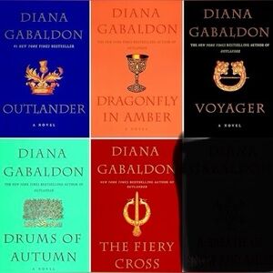 Outlander by Diana Gabaldon - books 1-5 paperback